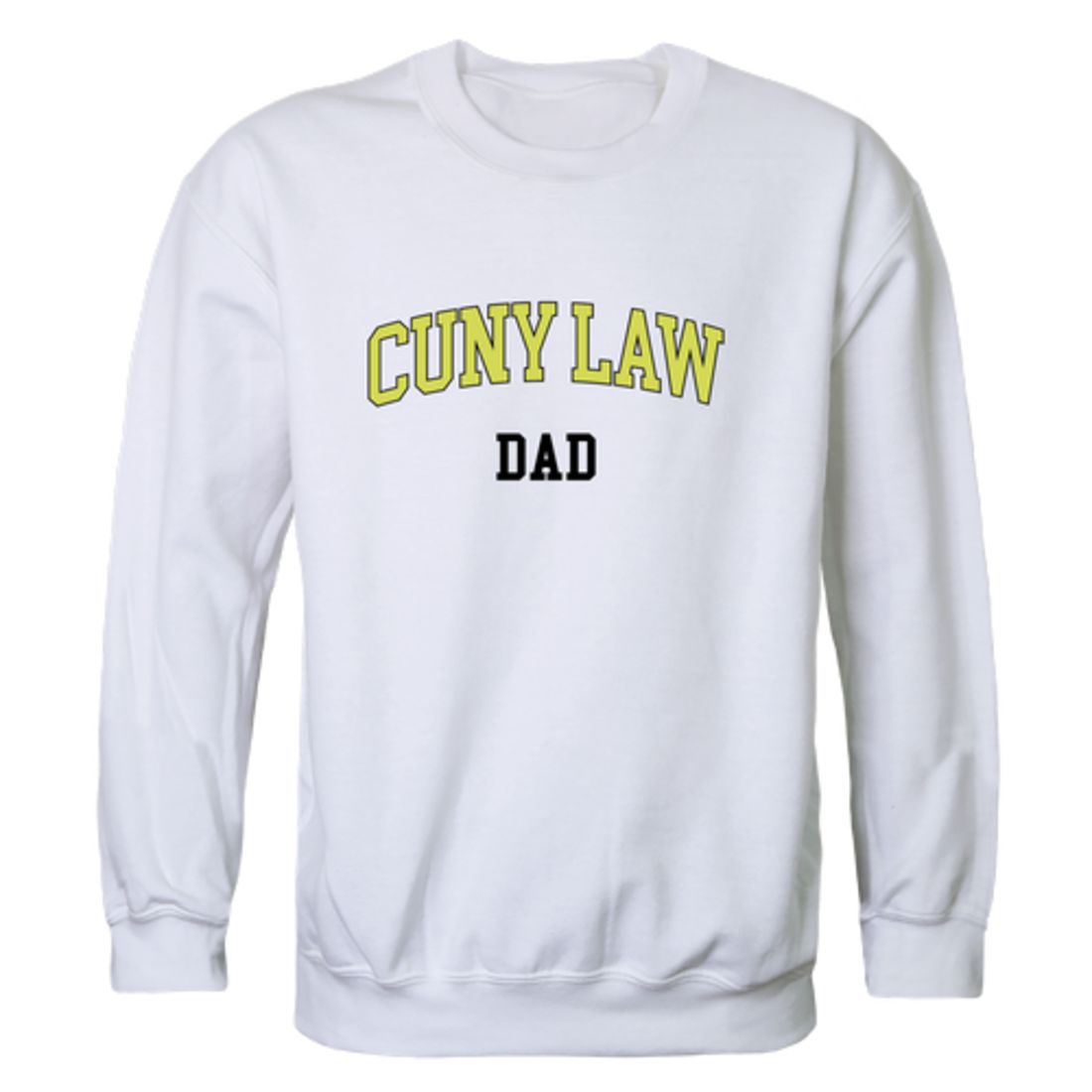 CUNY School of Law  Dad Fleece Crewneck Pullover Sweatshirt
