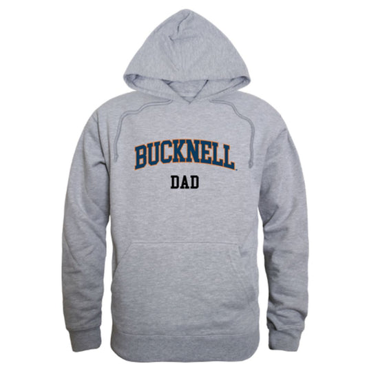 Bucknell University Bison Dad Fleece Hoodie Sweatshirts Heather Grey-Campus-Wardrobe