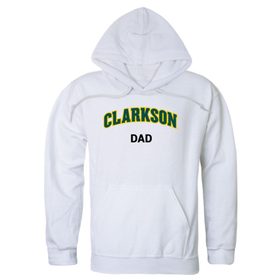 Clarkson University Golden Knights Dad Fleece Hoodie Sweatshirts Forest-Campus-Wardrobe