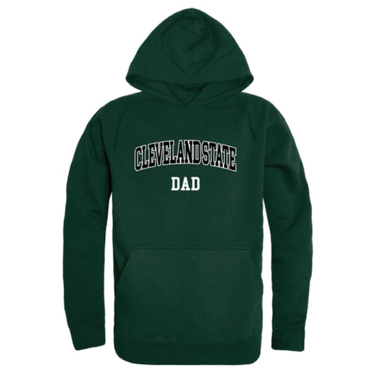 CSU Cleveland State University Vikings Dad Fleece Hoodie Sweatshirts Forest-Campus-Wardrobe