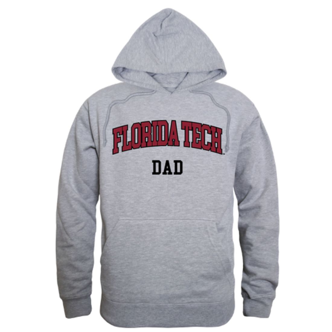 FIorida Institute of Technology Panthers Dad Fleece Hoodie Sweatshirts Heather Charcoal-Campus-Wardrobe