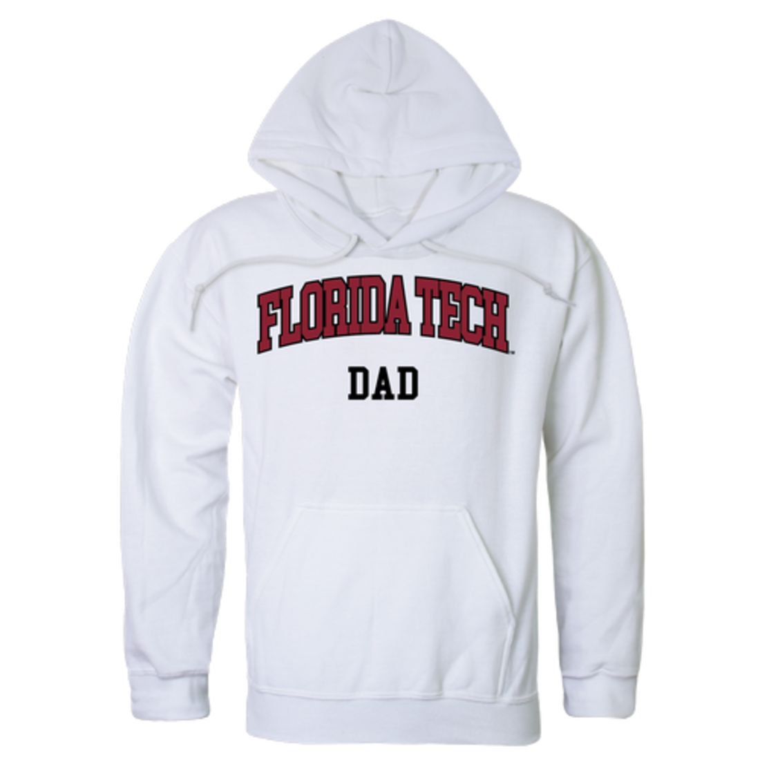 FIorida Institute of Technology Panthers Dad Fleece Hoodie Sweatshirts Heather Charcoal-Campus-Wardrobe