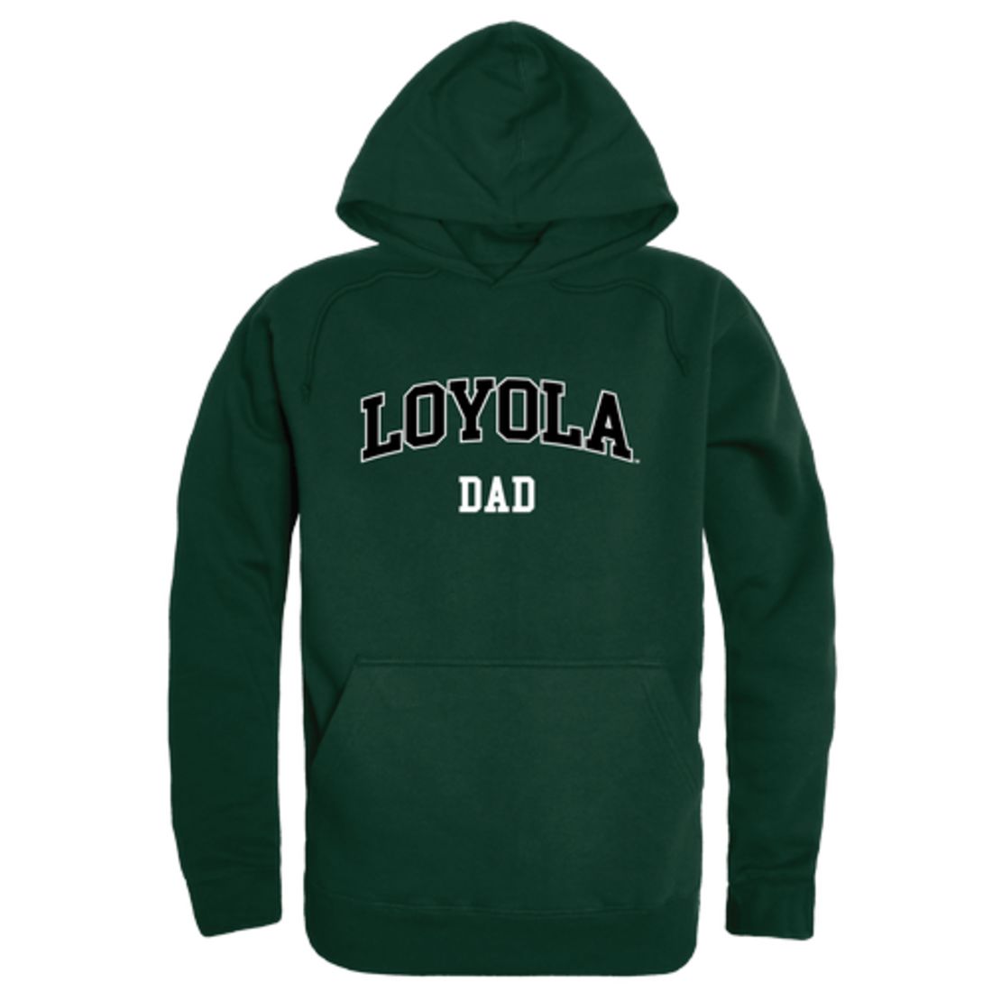 Loyola University Maryland Greyhounds Dad Fleece Hoodie Sweatshirts Forest-Campus-Wardrobe