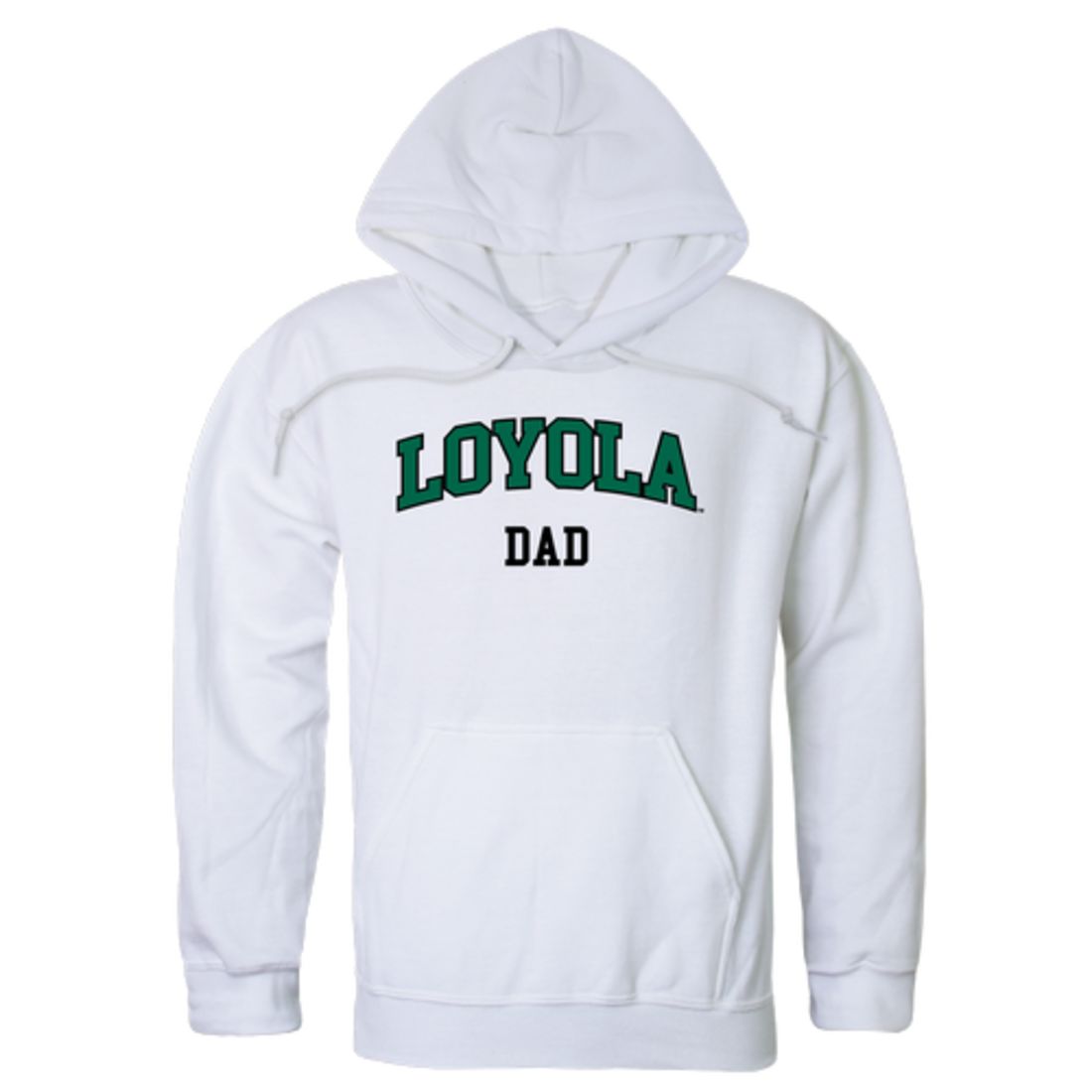 Loyola University Maryland Greyhounds Dad Fleece Hoodie Sweatshirts Forest-Campus-Wardrobe