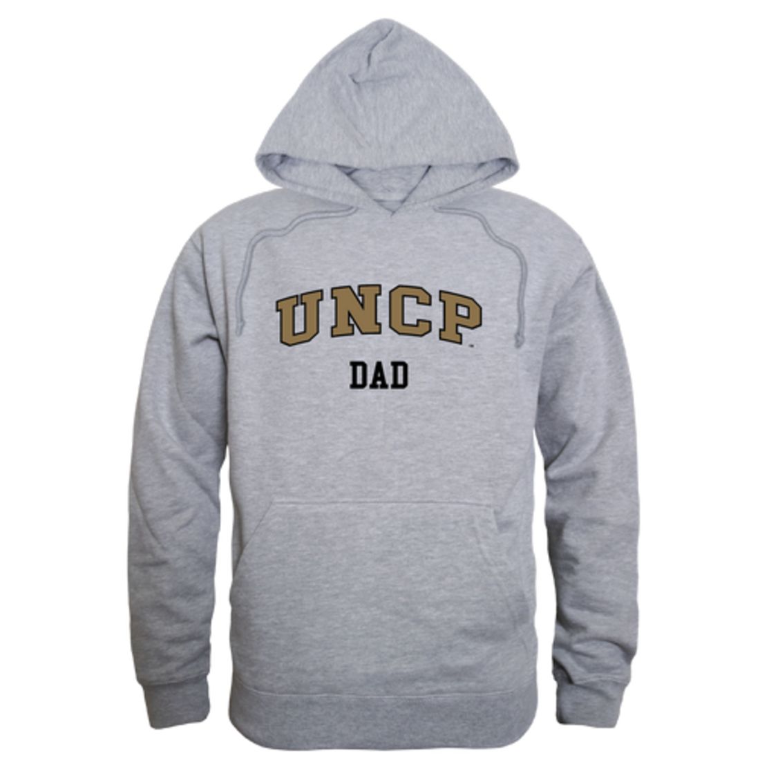 UNCP University of North Carolina at Pembroke Braves Dad Fleece Hoodie Sweatshirts Black-Campus-Wardrobe