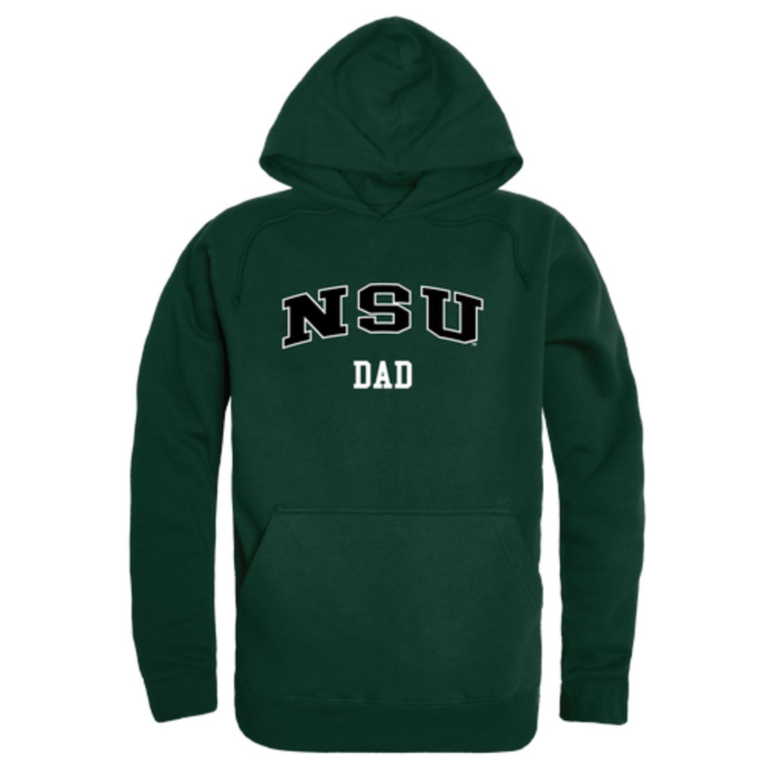 NSU Northeastern State University RiverHawks Dad Fleece Hoodie Sweatshirts Forest-Campus-Wardrobe