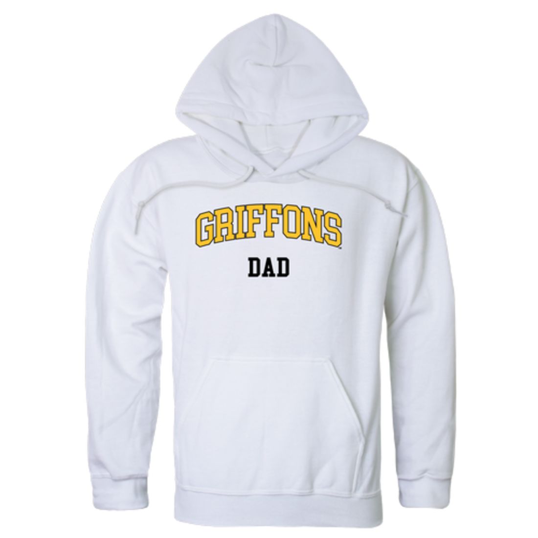 MWSU Missouri Western State University Griffons Dad Fleece Hoodie Sweatshirts Heather Charcoal-Campus-Wardrobe