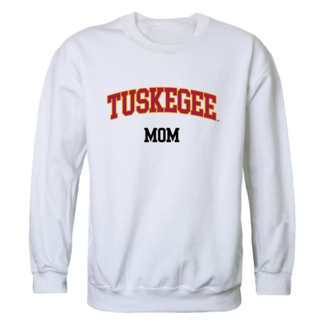 Tuskegee University Golden Tigers Mom Fleece Crewneck Pullover Sweatshirt Heather Charcoal Small-Campus-Wardrobe