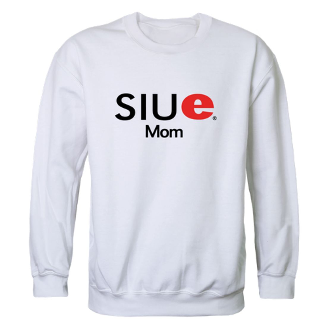 SIUE Southern Illinois University Edwardsville Cougars Mom Fleece Crewneck Pullover Sweatshirt Heather Grey Small-Campus-Wardrobe
