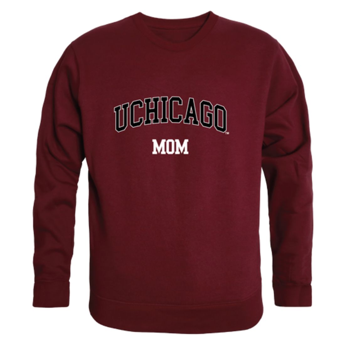 University of Chicago Maroons Mom Fleece Crewneck Pullover Sweatshirt