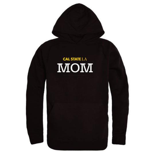California State University Los Angeles Golden Eagles Mom Fleece Hoodie Sweatshirts Black-Campus-Wardrobe