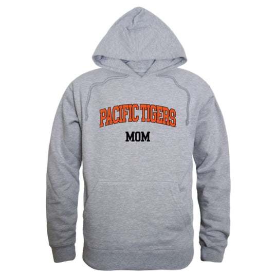 University of the Pacific Tigers Mom Fleece Hoodie Sweatshirts Heather Grey-Campus-Wardrobe