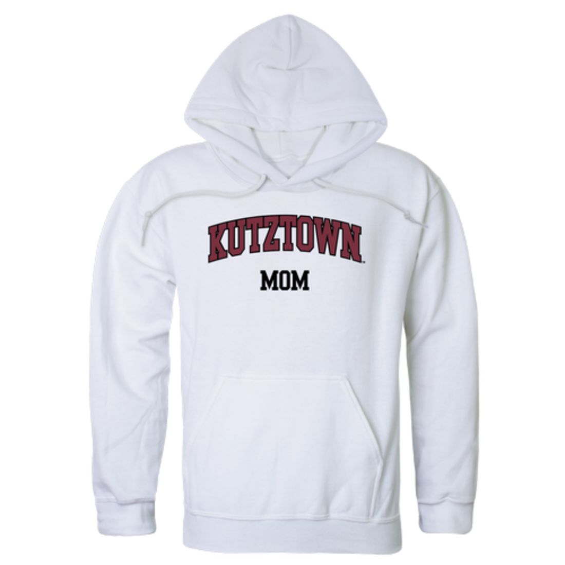 Kutztown University of Pennsylvania Golden Bears Mom Fleece Hoodie Sweatshirts Heather Grey-Campus-Wardrobe