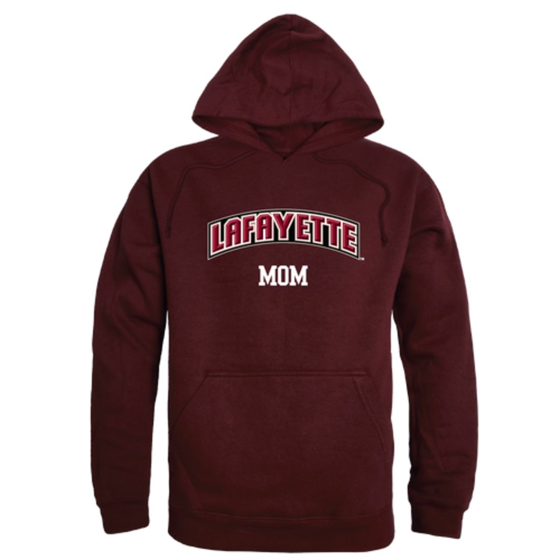 Lafayette College Leopards Mom Fleece Hoodie Sweatshirts Heather Grey-Campus-Wardrobe