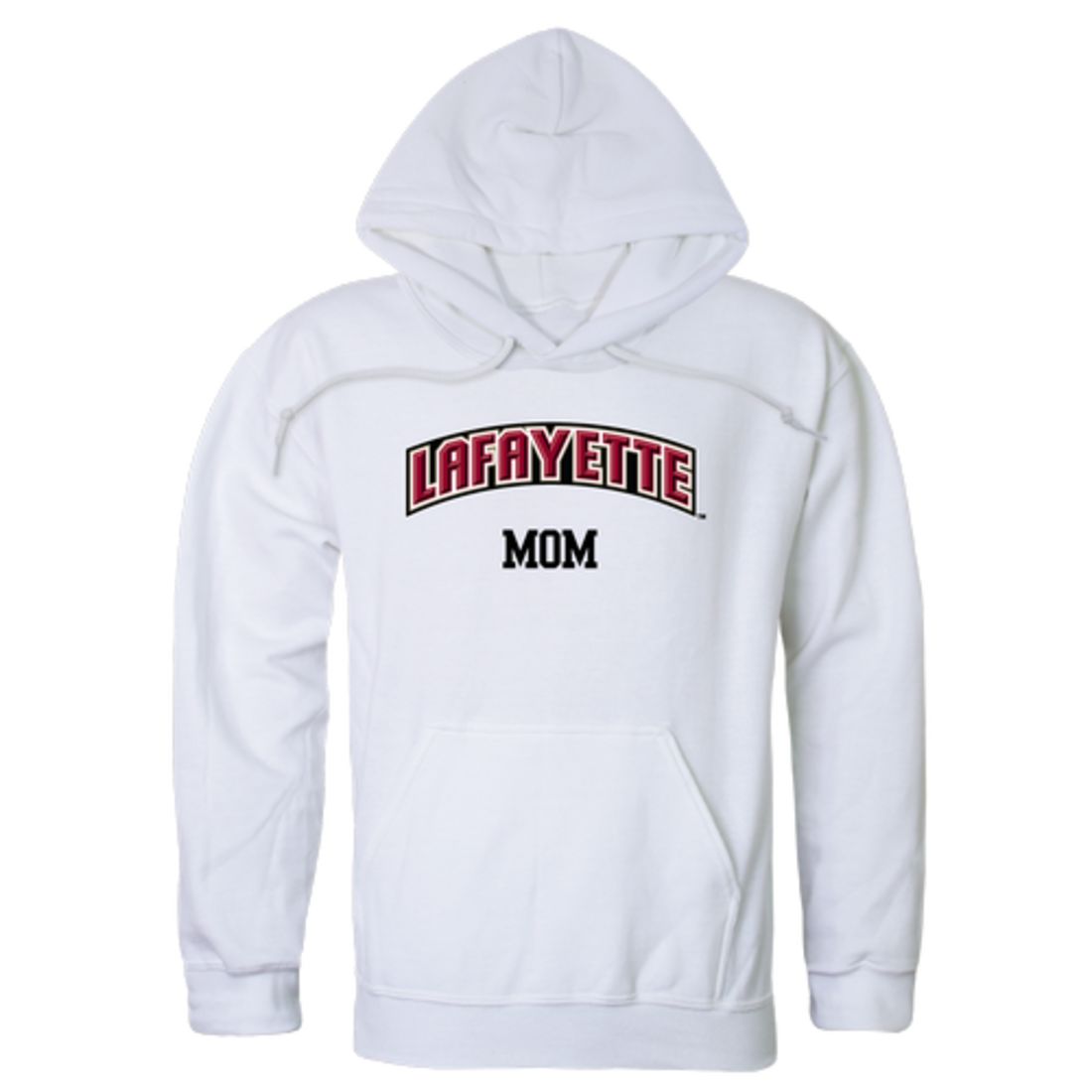 Lafayette College Leopards Mom Fleece Hoodie Sweatshirts Heather Grey-Campus-Wardrobe