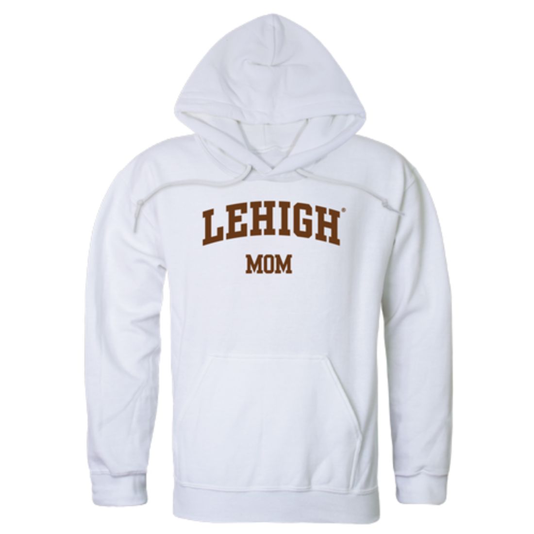 Lehigh University Mountain Hawks Mom Fleece Hoodie Sweatshirts Heather Grey-Campus-Wardrobe