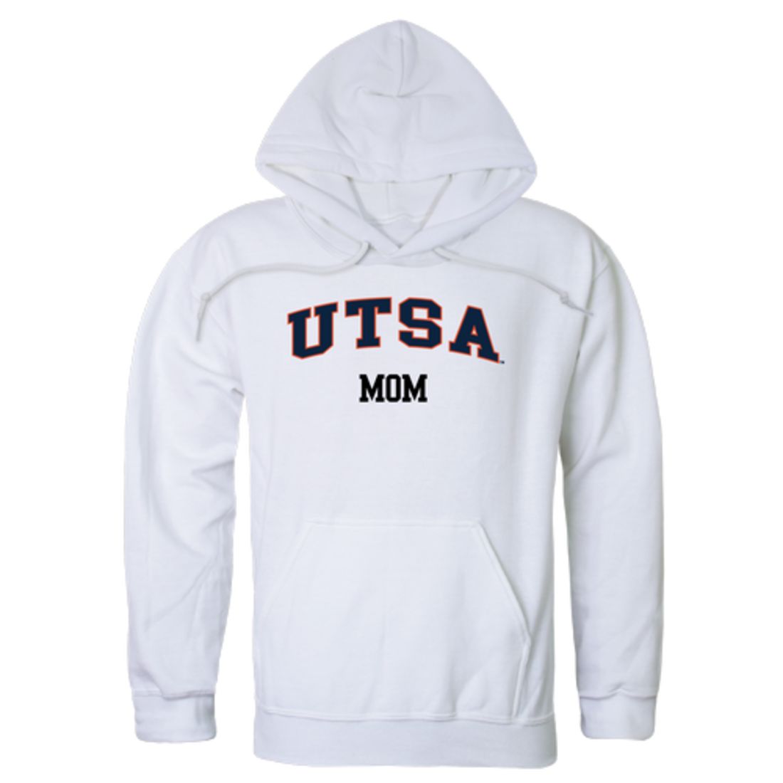 UTSA University of Texas at San Antonio Roadrunners Mom Fleece Hoodie Sweatshirts Heather Grey-Campus-Wardrobe