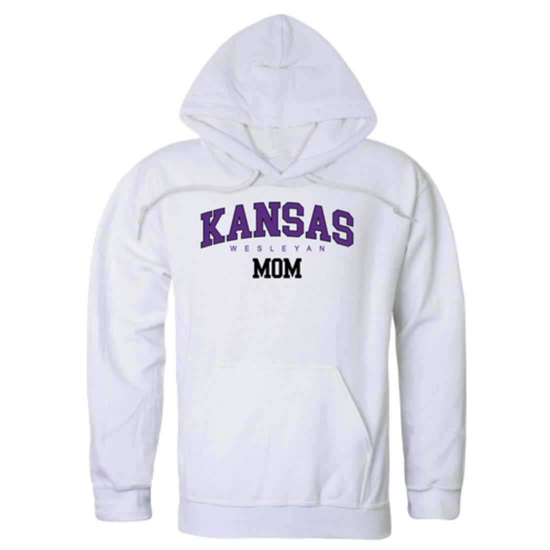 Kansas Wesleyan University Coyotes Mom Fleece Hoodie Sweatshirts