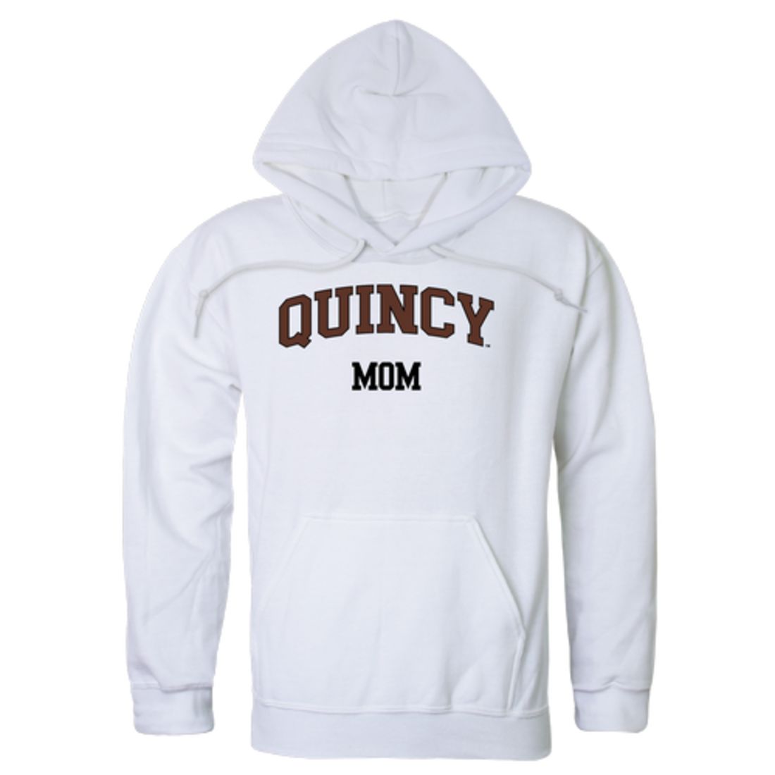 Quincy University Hawks Mom Fleece Hoodie Sweatshirts