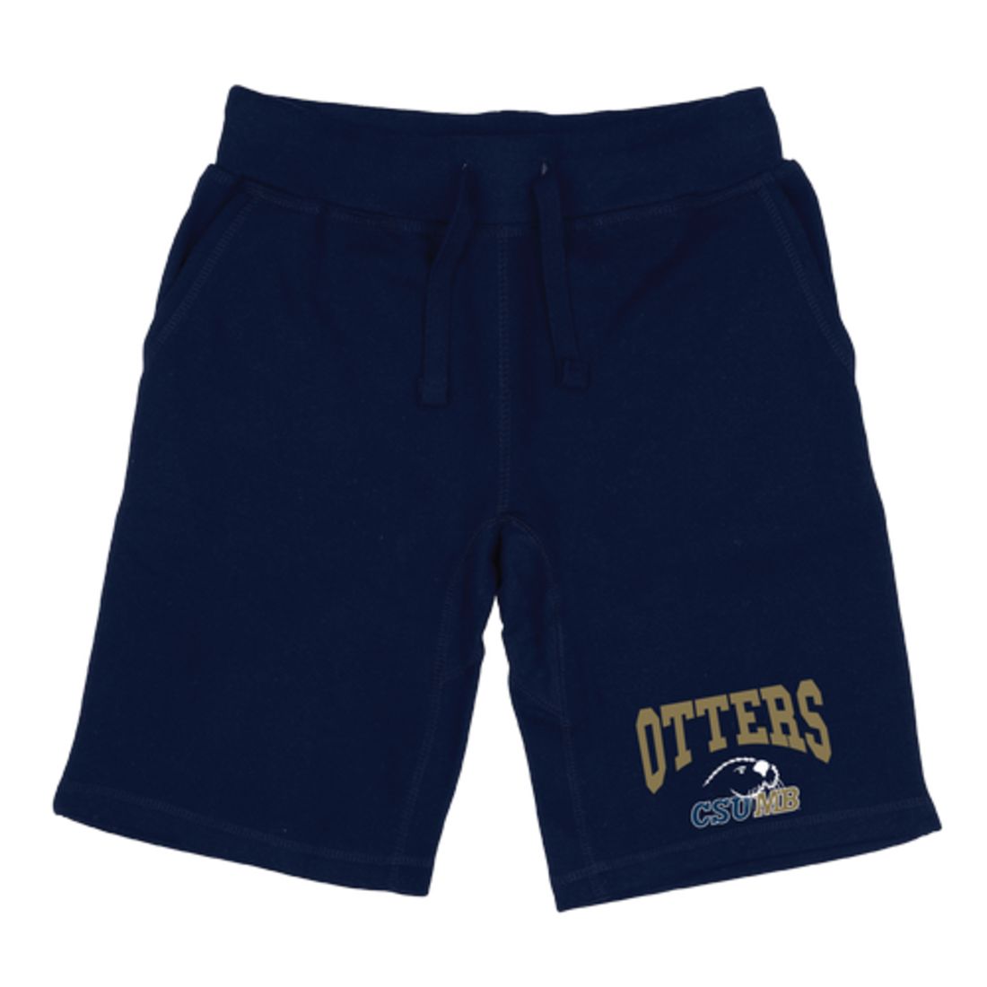 CSUMB California State University Monterey Bay Otters Premium Fleece Drawstring Shorts-Campus-Wardrobe