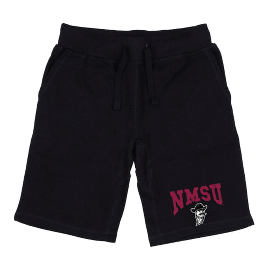 NMSU New Mexico State University Aggies Premium Fleece Drawstring Shorts-Campus-Wardrobe