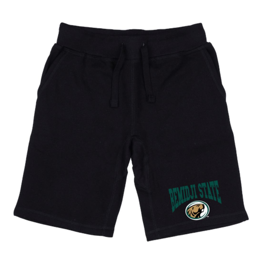 BSU Bemidji State University Beavers Premium Fleece Drawstring Shorts-Campus-Wardrobe