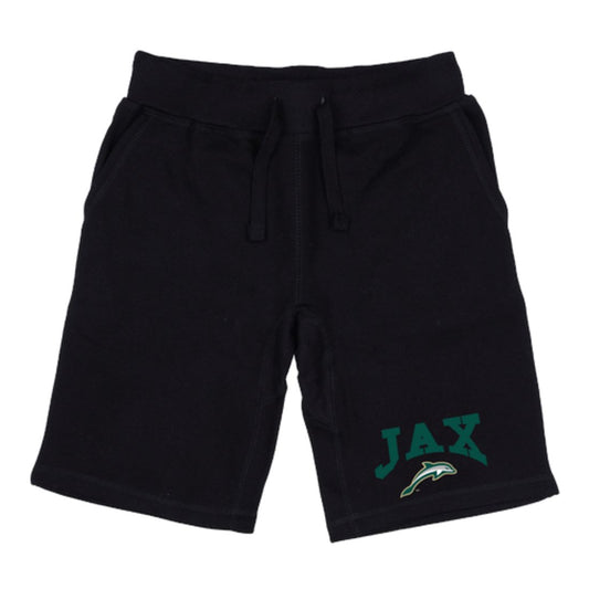 JU Jacksonville University Dolphin Premium Fleece Drawstring Shorts-Campus-Wardrobe