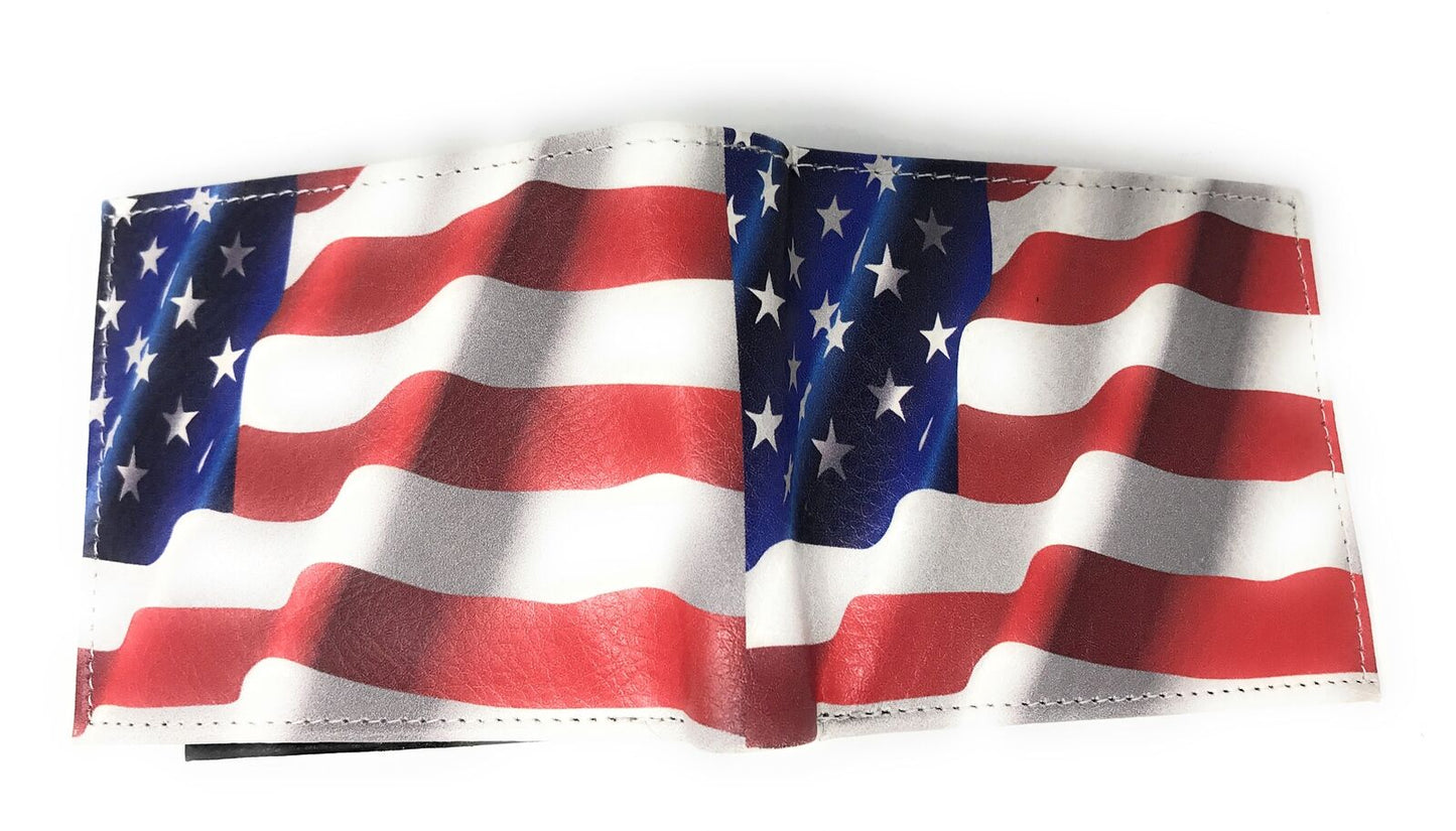 USA Patriotic Bifold Wallets In Gift Box Mens Womens Youth-UNCATEGORIZED-Empire Cove-LL-US_100_DOLLAR_OLD-Casaba Shop