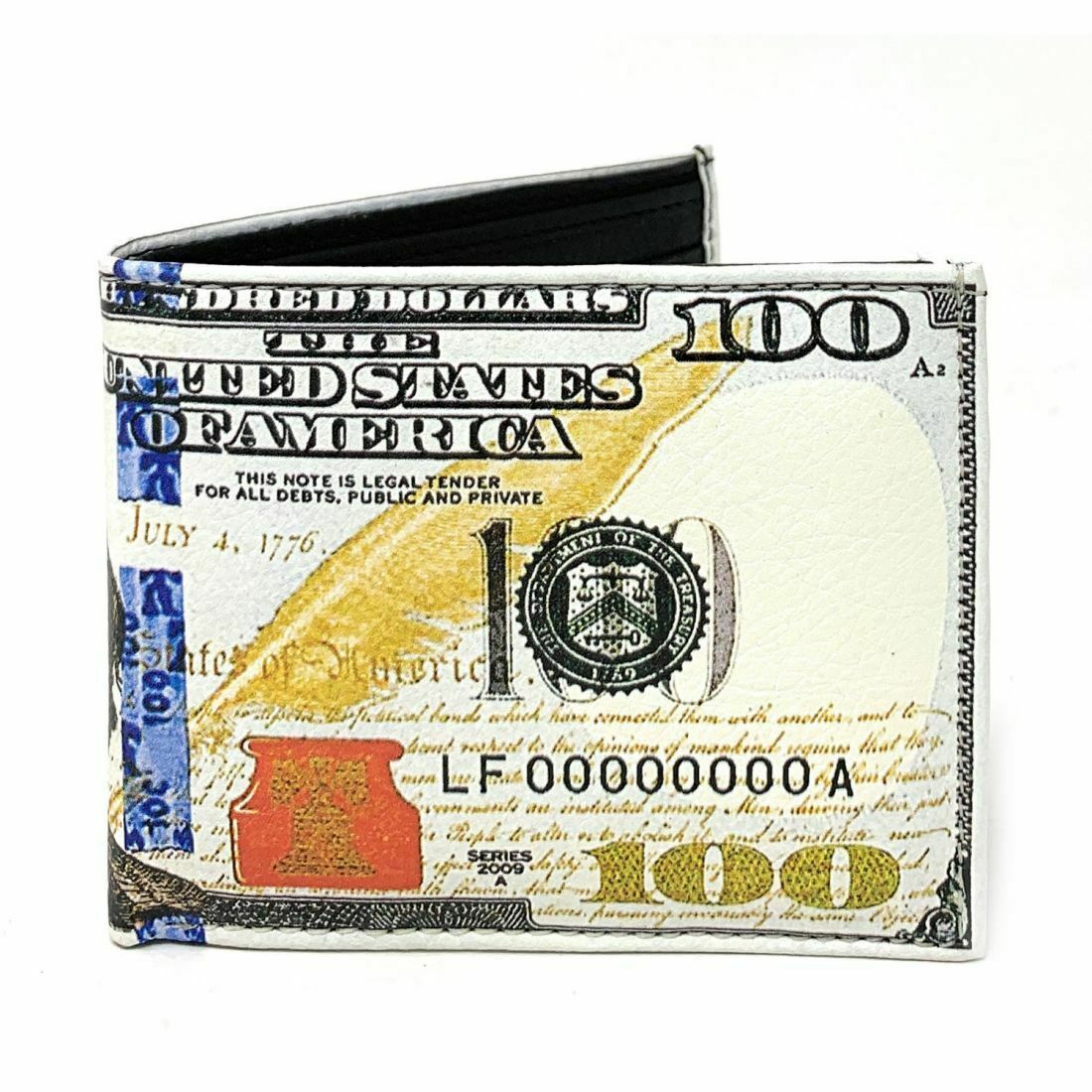 USA Patriotic Bifold Wallets In Gift Box Mens Womens Youth-UNCATEGORIZED-Empire Cove-LL-US_100_DOLLAR_OLD-Casaba Shop