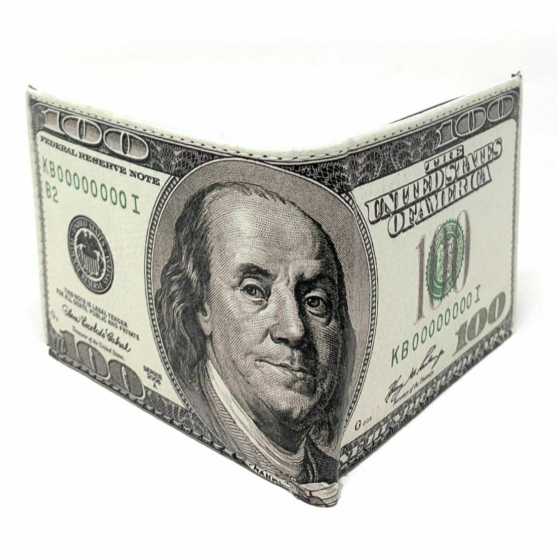 USA Patriotic Bifold Wallets In Gift Box Mens Womens Youth-UNCATEGORIZED-Empire Cove-LL-US_100_DOLLAR_OLD-Casaba Shop