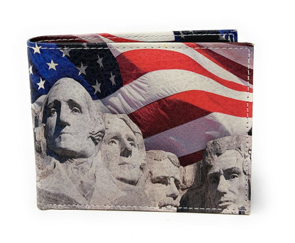 USA Patriotic Bifold Wallets In Gift Box Mens Womens Youth-UNCATEGORIZED-Empire Cove-LL-US_100_DOLLAR_OLD-Casaba Shop