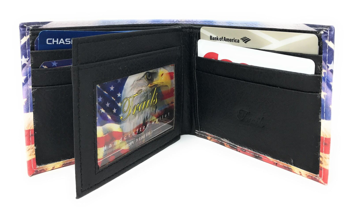 USA Patriotic Bifold Wallets In Gift Box Mens Womens Youth-UNCATEGORIZED-Empire Cove-LL-US_100_DOLLAR_OLD-Casaba Shop