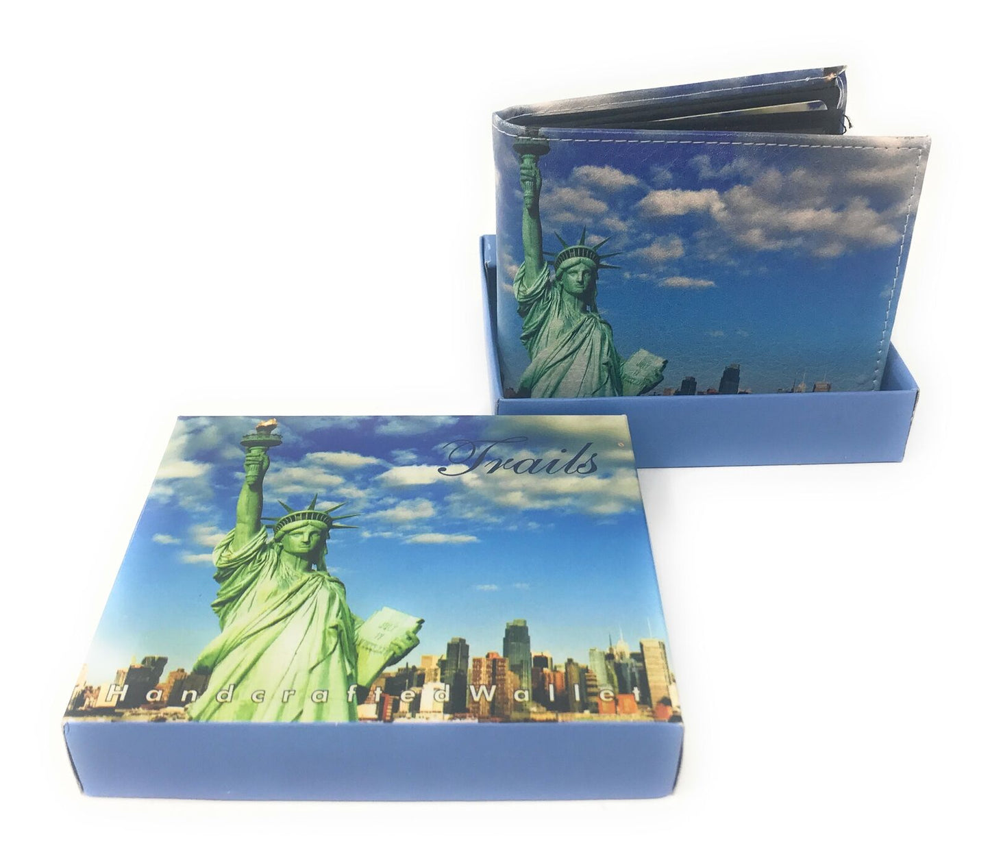 USA Patriotic Bifold Wallets In Gift Box Mens Womens Youth-UNCATEGORIZED-Empire Cove-LL-US_100_DOLLAR_OLD-Casaba Shop