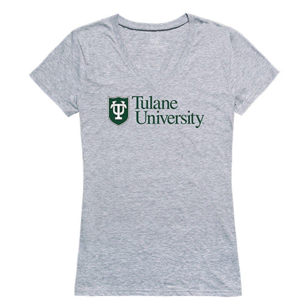 Tulane University Green Wave NCAA Women's Seal Tee T-Shirt-Campus-Wardrobe