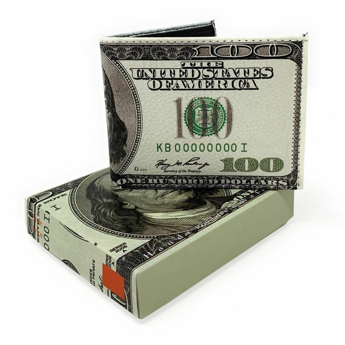 USA Patriotic Bifold Wallets In Gift Box Mens Womens Youth-UNCATEGORIZED-Empire Cove-LL-US_100_DOLLAR_OLD-Casaba Shop