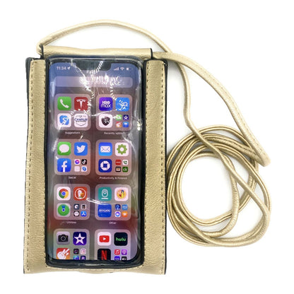 Empire Cove Cell Phone Crossbody Bags Touchscreen Clear Window Wallet Pouch Purse