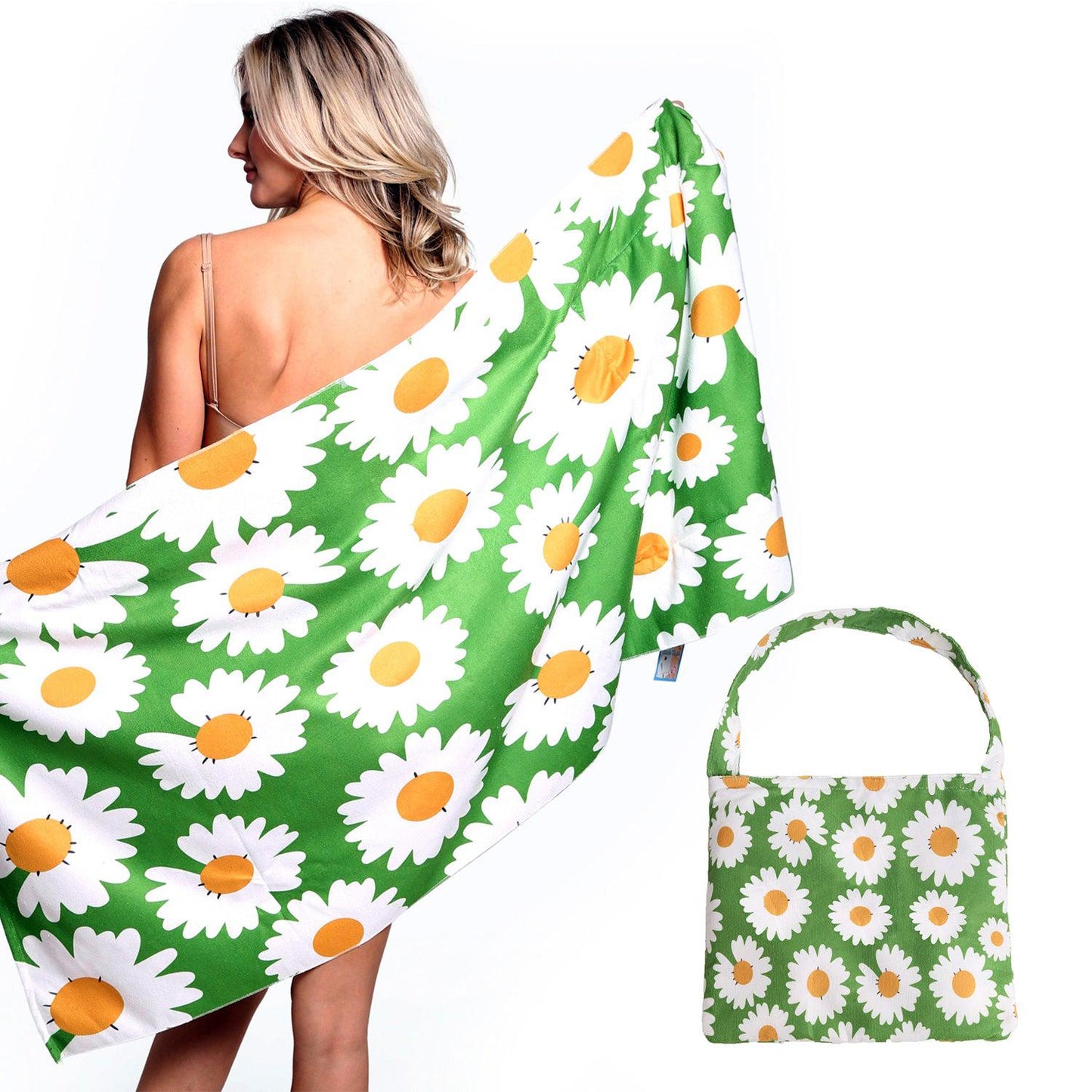 Empire Cove 2 in 1 Convertible Beach Towel Tote Bag Shoulder Bag Pool Swim