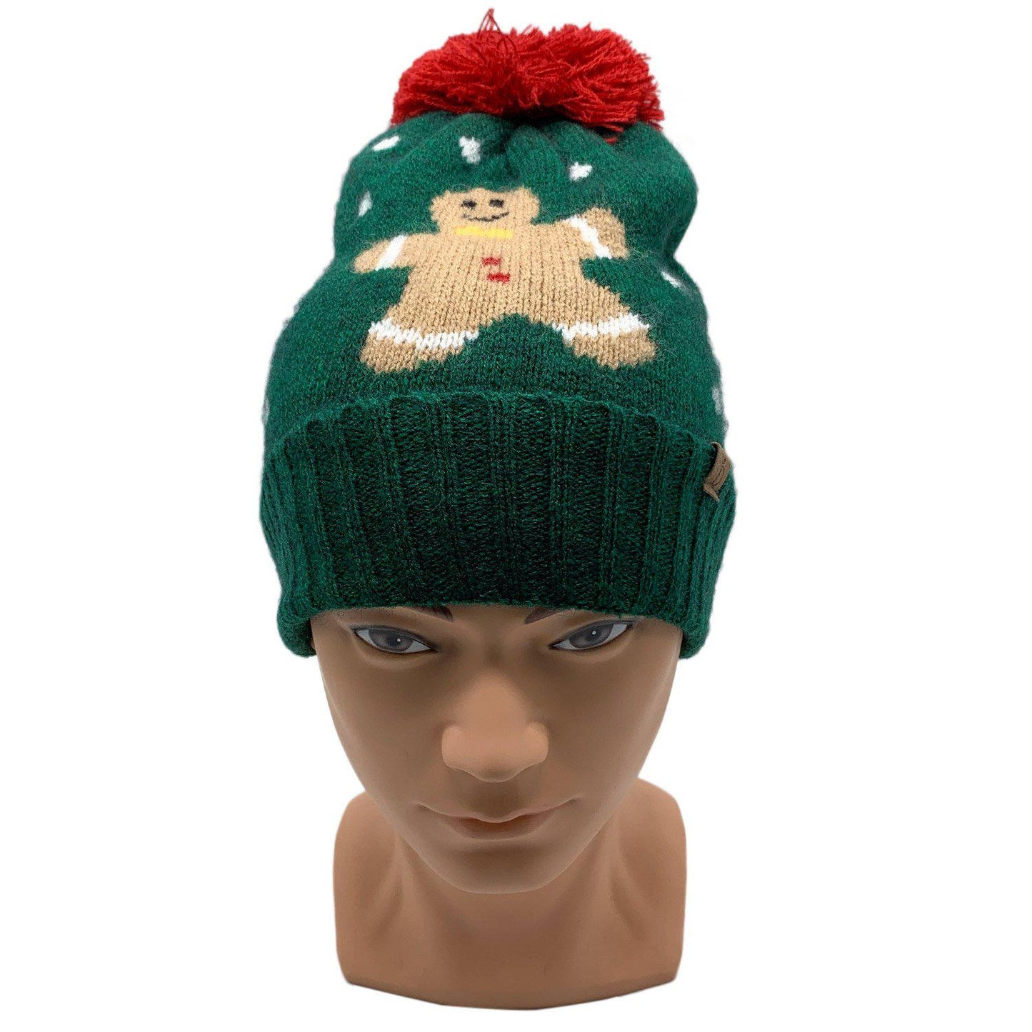 Empire Cove Winter Holiday Christmas Beanie with Yarn Pom Pom Holiday Gifts-Beanies-Empire Cove-Ho Ho Ho-Casaba Shop