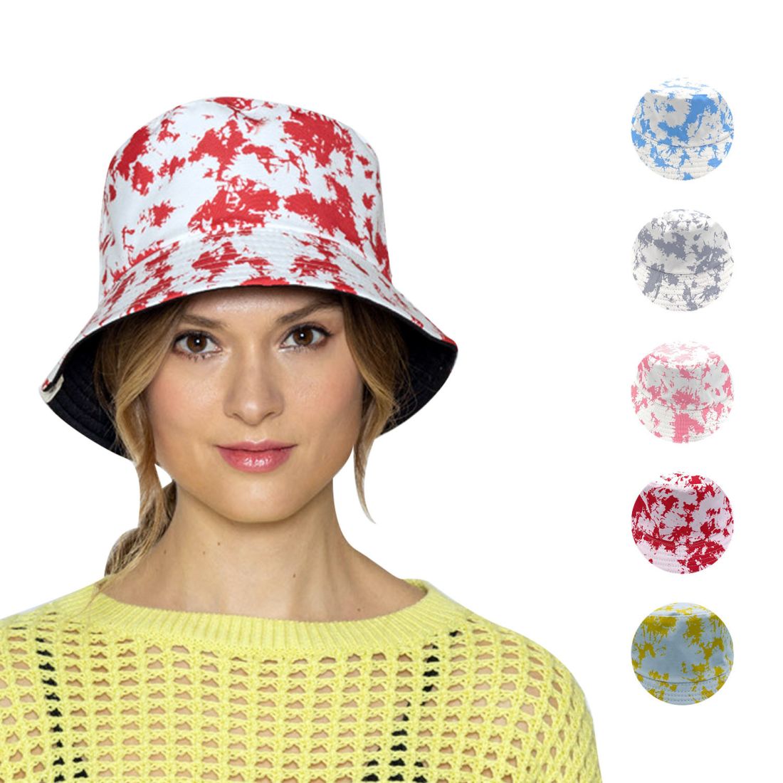 Wide Brim Floral women Sun Hat - Side Ties Bucket Hat - Summer Floppy Brim Sun  Hat - Women Foldable Beach Hat - D…