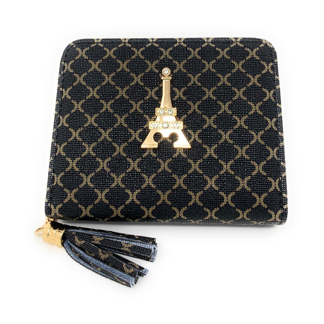 Empire Cove Stylish Printed Bifold Wallets for Women Ladies Teens Card Holder-UNCATEGORIZED-Empire Cove-Black-Casaba Shop