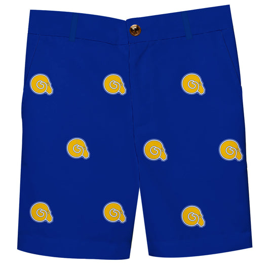 Albany State Rams ASU Boys Game Day Blue Structured Shorts