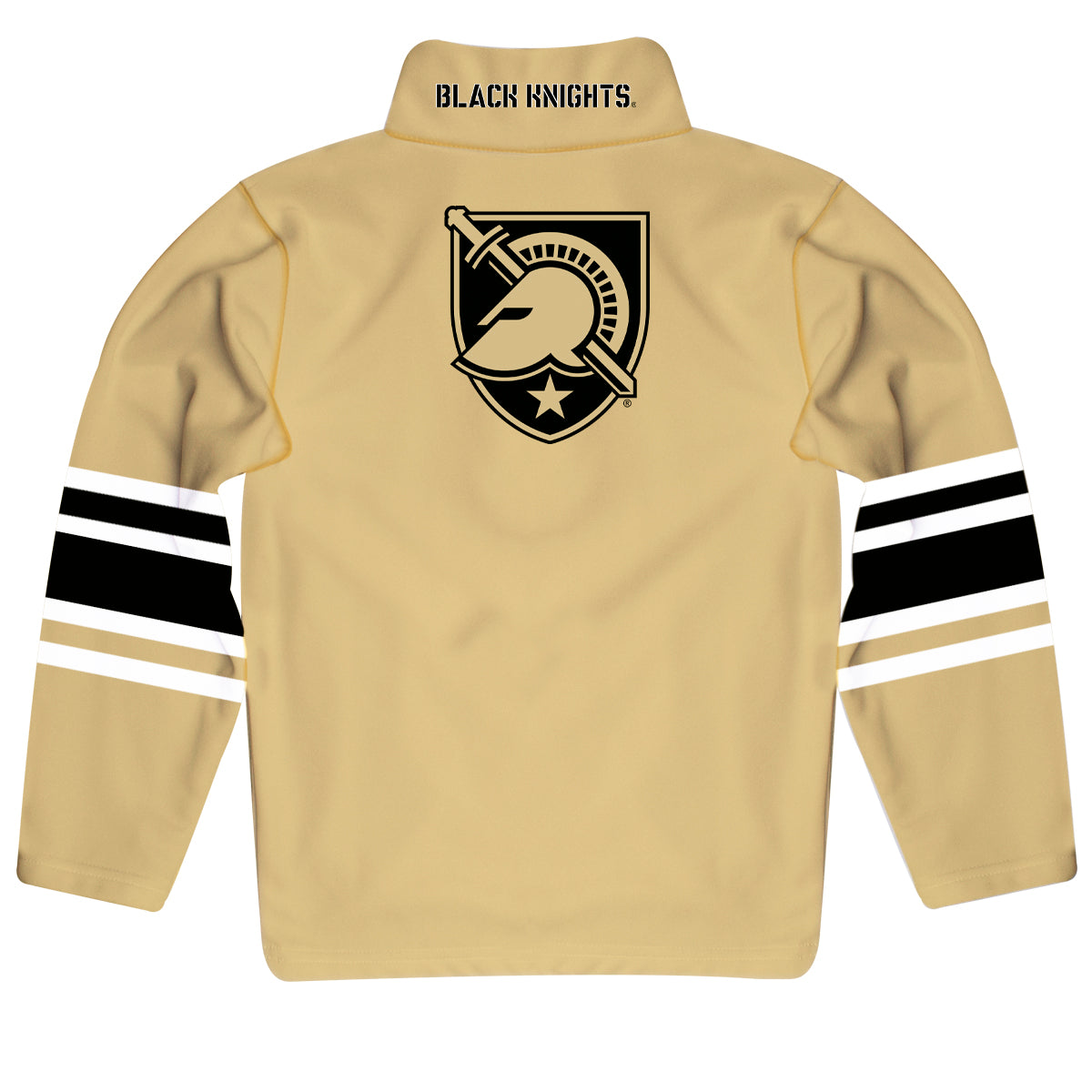US Military ARMY Black Knights Game Day Black Quarter Zip Pullover for Infants Toddlers by Vive La Fete