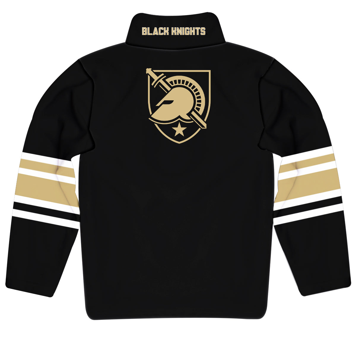 US Military ARMY Black Knights Game Day Black Quarter Zip Pullover for Infants Toddlers by Vive La Fete