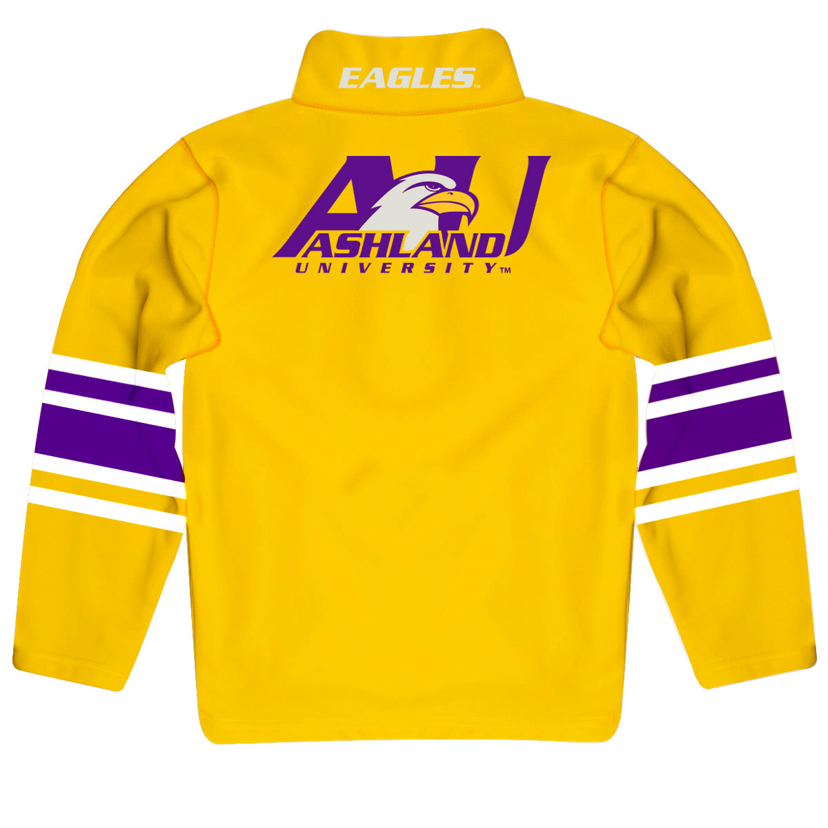 Ashland Eagles AU Game Day Gold Quarter Zip Pullover for Infants Toddlers by Vive La Fete