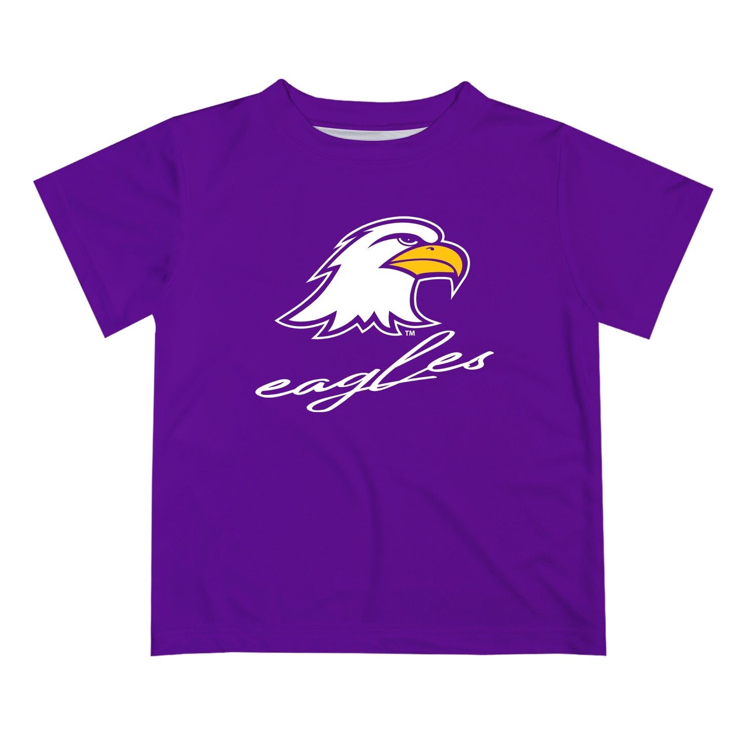 Ashland University AU Eagles Vive La Fete Script White Short Sleeve Tee Shirt - Vive La F̻te - Online Apparel Store