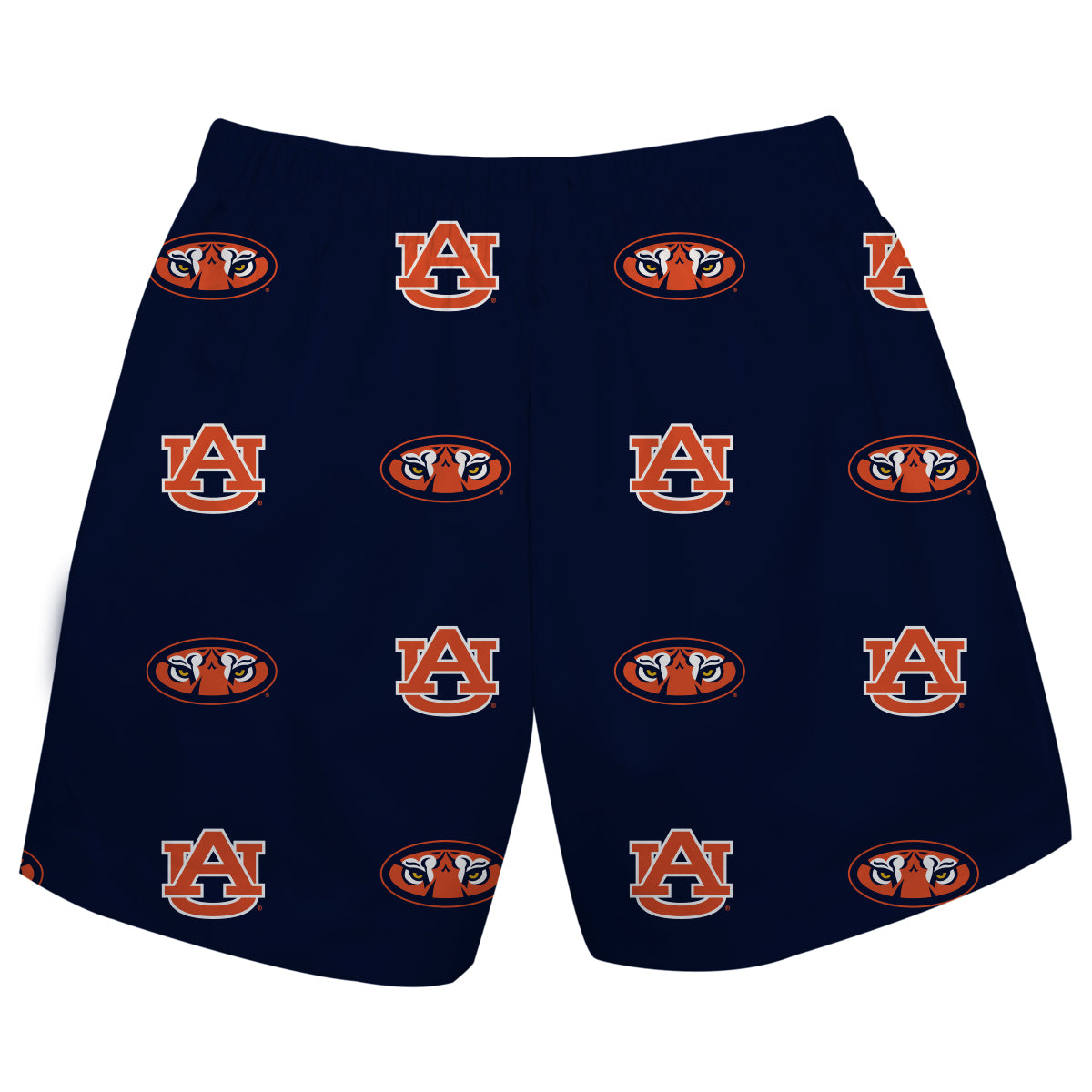Auburn Tigers Boys Game Day Elastic Waist Classic Play Blue Pull On Shorts
