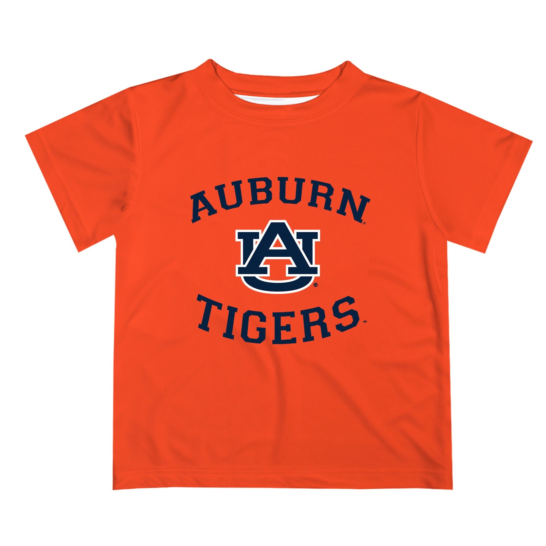 Auburn University Tigers Boys Game Day Orange Short Sleeve Tee Shirt by Vive La Fete, Orange / Youth - M, image size:1772x1772
