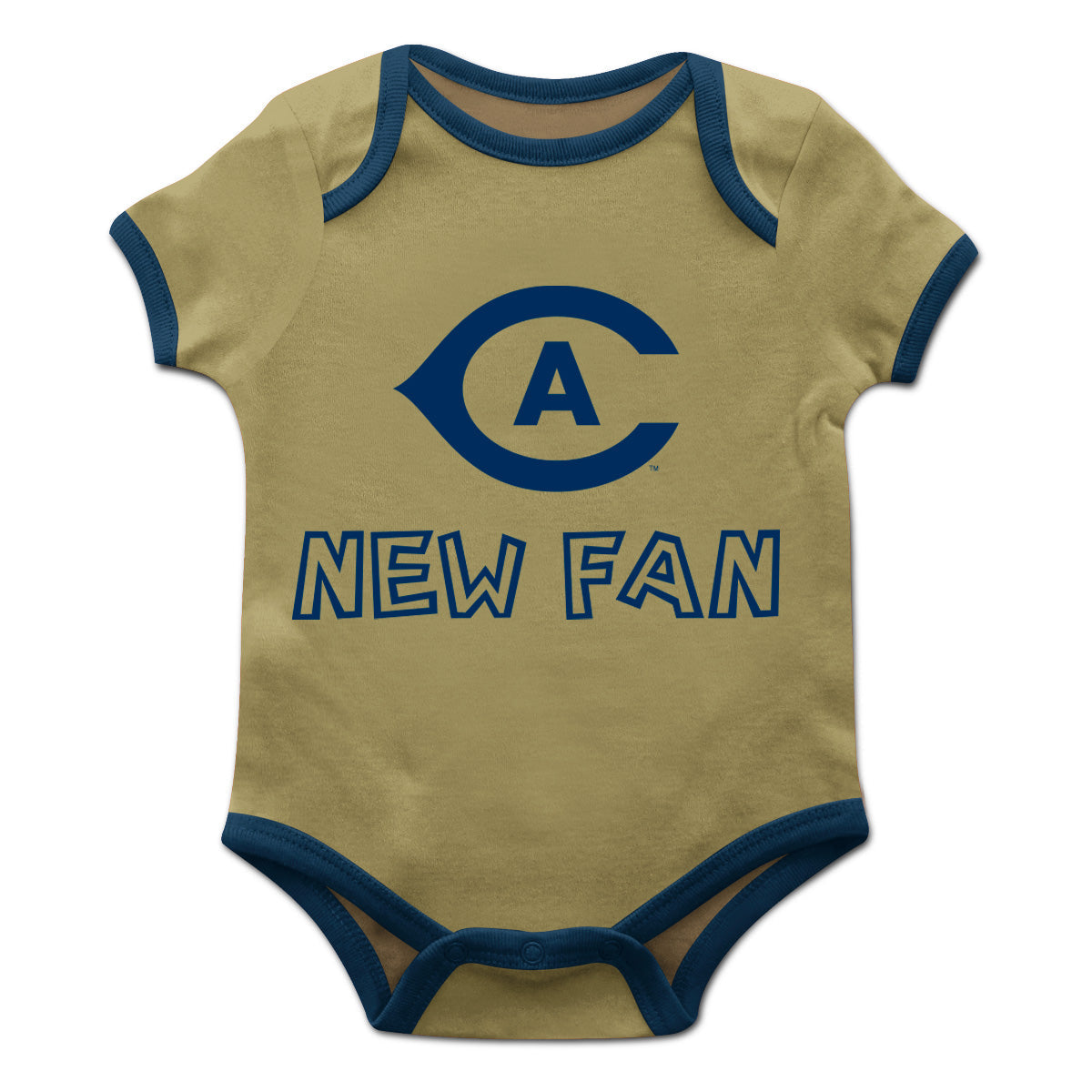 UC Davis Aggies Infant Game Day Gold Short Sleeve One Piece Jumpsuit by Vive La Fete