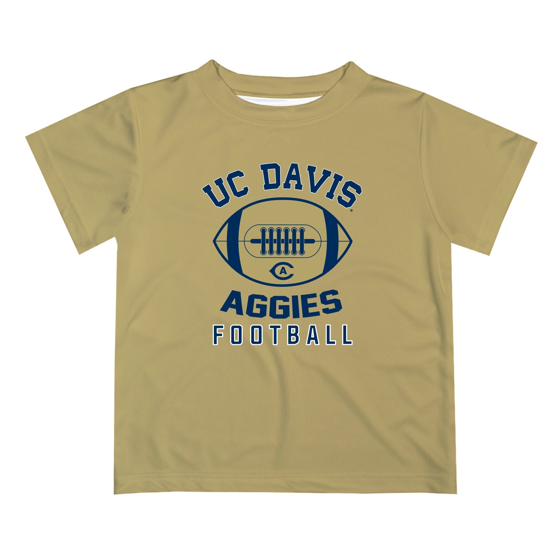 Youth White UC Davis Aggies Logo Comfort Colors T-Shirt Size: Large