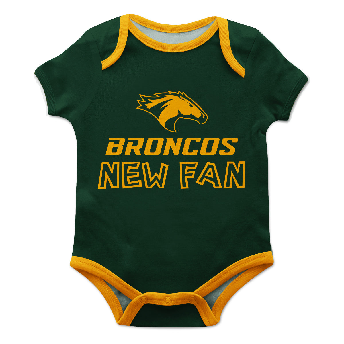 Cal Poly Pomona Broncos Infant Game Day Green Short Sleeve One Piece Jumpsuit by Vive La Fete, Infant / 12M